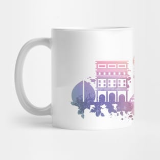 Baghdad Watercolor Skyline Mug